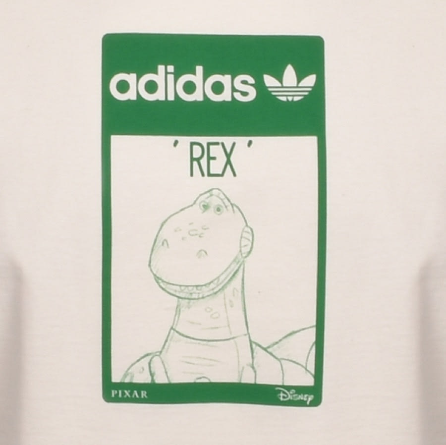 Alternative Image for Productadidas Originals x Disney Tee Rex T Shirt Cream3